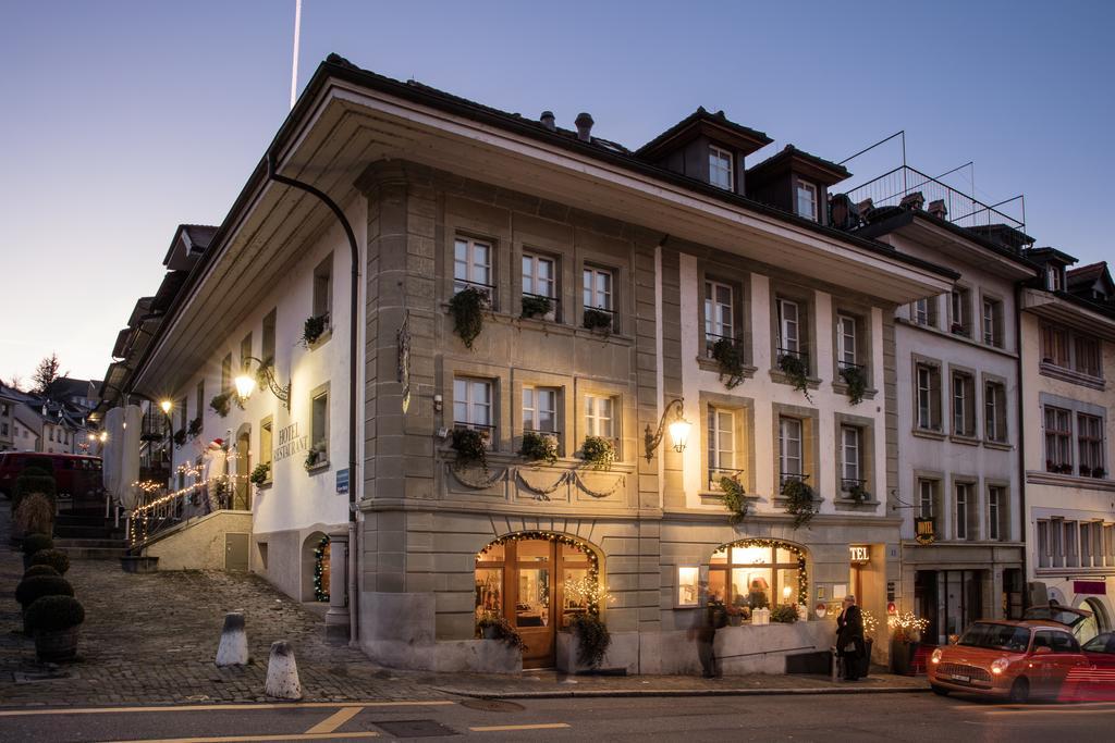 Hotel Restaurant Au Sauvage Fribourg Exterior photo