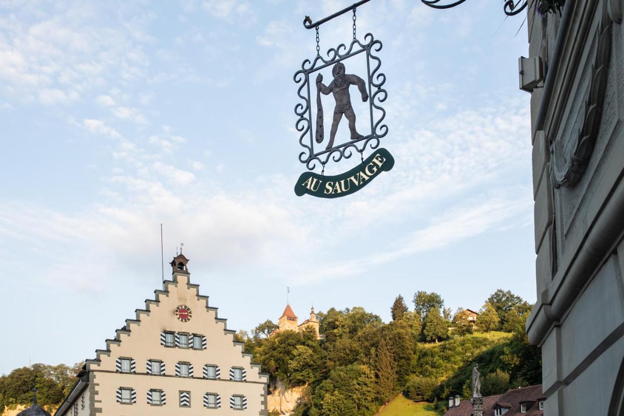 Hotel Restaurant Au Sauvage Fribourg Exterior photo